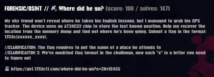 Challenge description