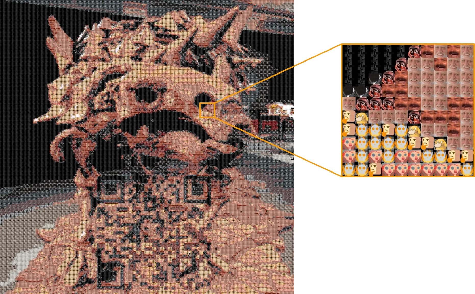 Mosaic with zoom|||A good candidate for the infinite zoom effect!