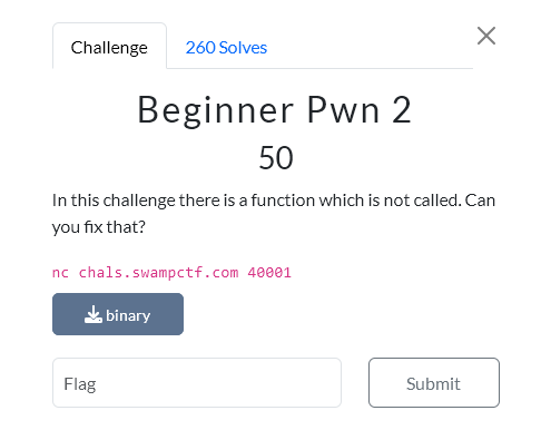 Beginner PWN2