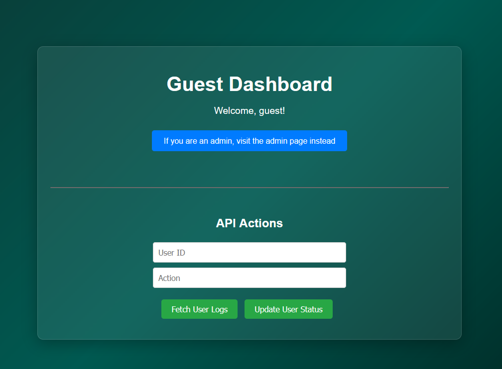 Guest Dashboard